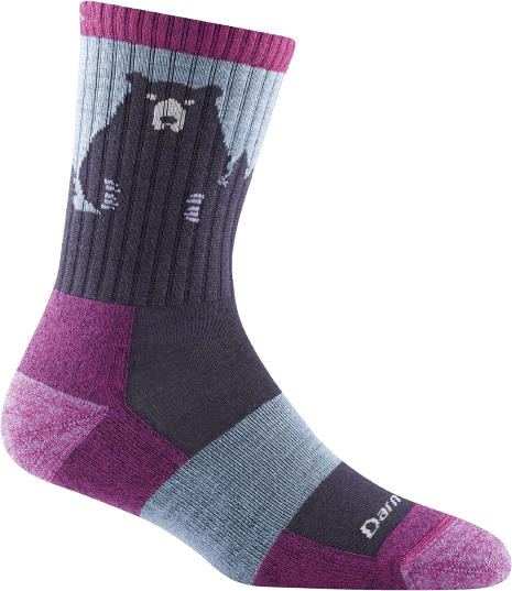 Bear Town Micro Crew Socks - Women's