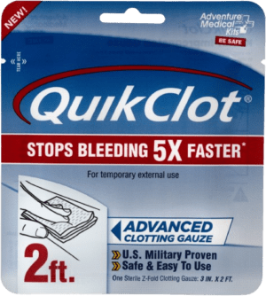 QuikClot Gauze - 3" x 2'