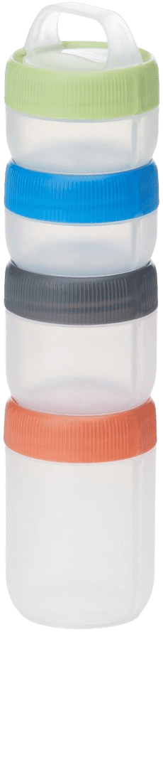 Stax 4-Piece Interlocking Container Set - Small