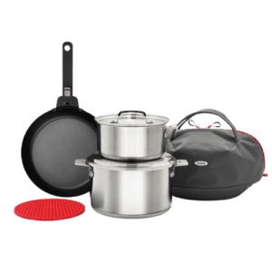 Camp Cookware Set with Travel Bag