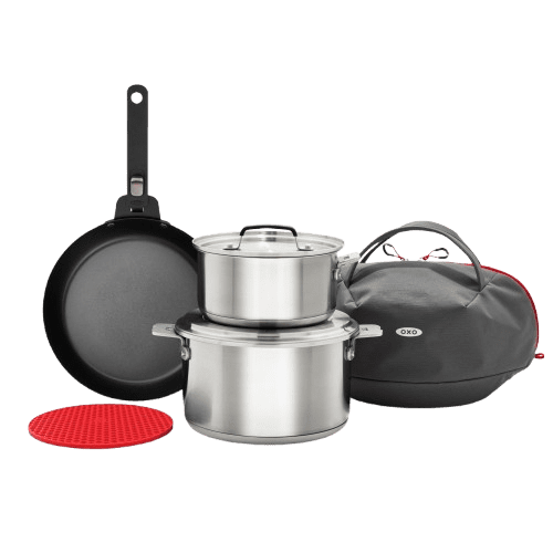 Camp Cookware Set with Travel Bag